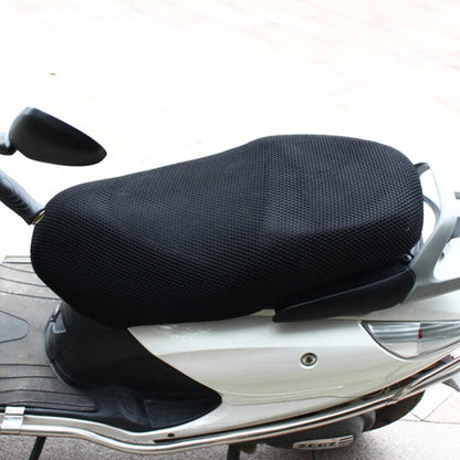 Motorcycle Breathable Sunscreen Double Layer 3D Honeycomb Small Hole Polyester Cushion Mesh, Size: M, Length: 80cm; Width: 51cm - Seat Covers by buy2fix | Online Shopping UK | buy2fix