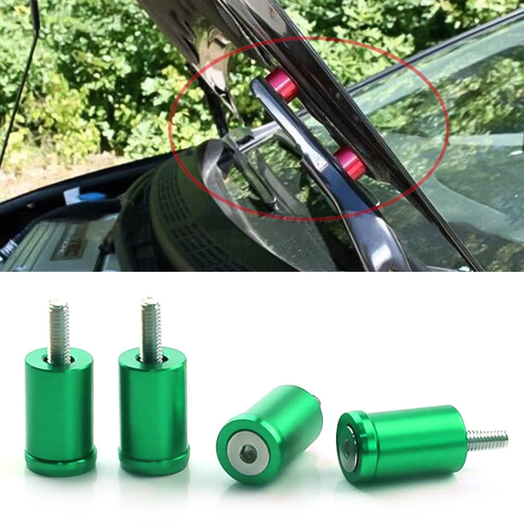 4 PCS Car Modified Isolation Column Engine Cover Blocked Up Screw Engine Turbine Ventilation Gasket Screw Washer (Green) - In Car by buy2fix | Online Shopping UK | buy2fix