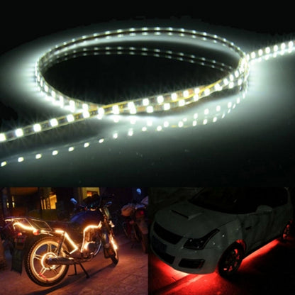 5 PCS Flow Style 45 LED 3528 SMD Waterproof Flexible Car Strip Light for Car Decoration, DC 12V, Length: 90cm(White Light) - Decorative Lights by buy2fix | Online Shopping UK | buy2fix