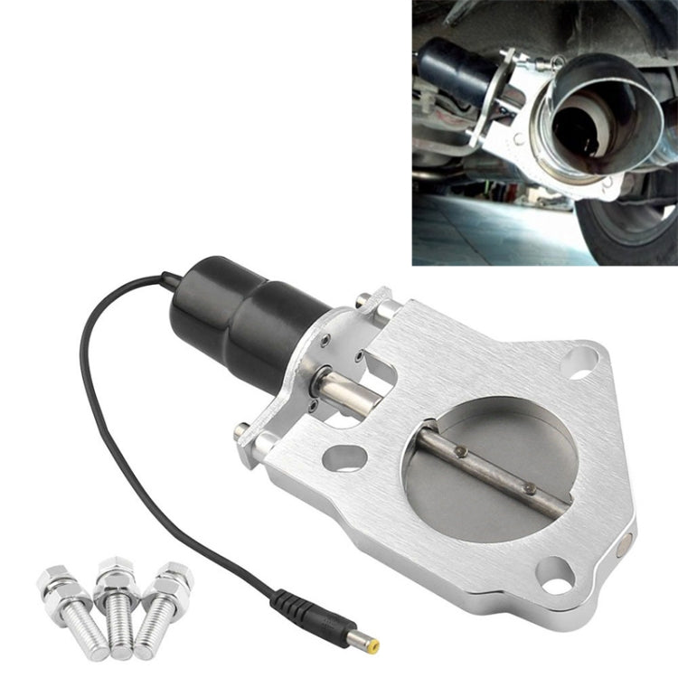 Universal Car 2.5 inch Stainless Steel Racing Electric Exhaust Cutout Valves Control Motor Kit - In Car by buy2fix | Online Shopping UK | buy2fix