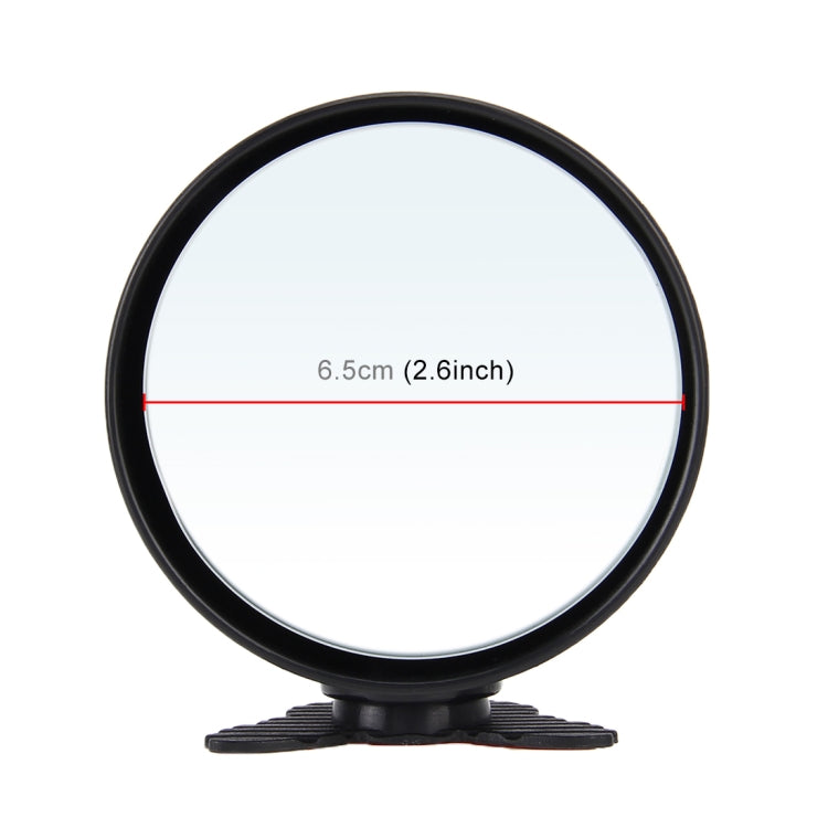 3R-044 Auxiliary Rear View Mirror Car Adjustable Blind Spot Mirror Wide Angle Auxiliary Rear View Side Mirror(Black) - Interior Mirrors by 3R | Online Shopping UK | buy2fix