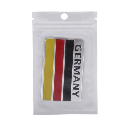 Germany Flag Style Metal Car Sticker - 3D Metal Sticker by buy2fix | Online Shopping UK | buy2fix