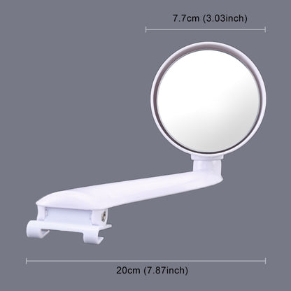 3R-095 Auxiliary Rear View Mirror Car Adjustable Blind Spot Mirror Wide Angle Auxiliary Rear View Side Mirror for Right Mirror(White) - Convex Mirror & Accessories by 3R | Online Shopping UK | buy2fix
