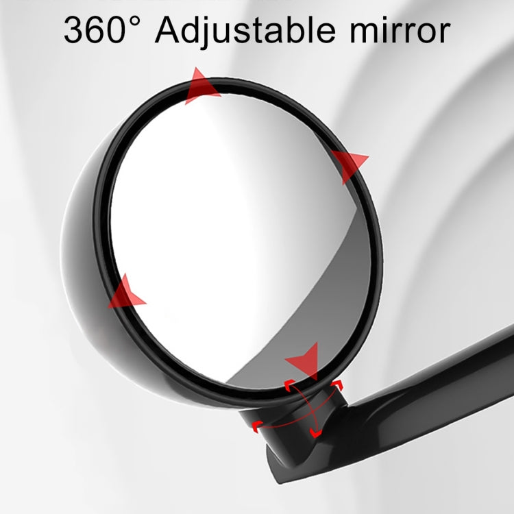 3R-095 Auxiliary Rear View Mirror Car Adjustable Blind Spot Mirror Wide Angle Auxiliary Rear View Side Mirror for Right Mirror(White) - Convex Mirror & Accessories by 3R | Online Shopping UK | buy2fix