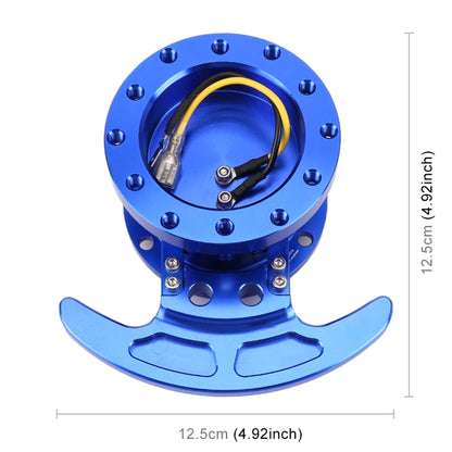 Car Tilt Racing Steering Wheel Quick Release Hub Kit Adapter Body Removable Snap Off Boss Kit(Blue) - In Car by buy2fix | Online Shopping UK | buy2fix