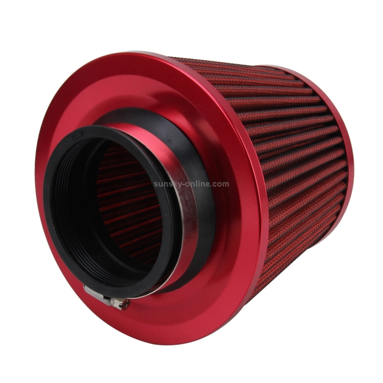 Universal Car Air Filter Mechanic Supercharger Car Car Filter Kits Air Intake Cool Filter, Size: 14.5*15cm(Red)(Red) - In Car by buy2fix | Online Shopping UK | buy2fix