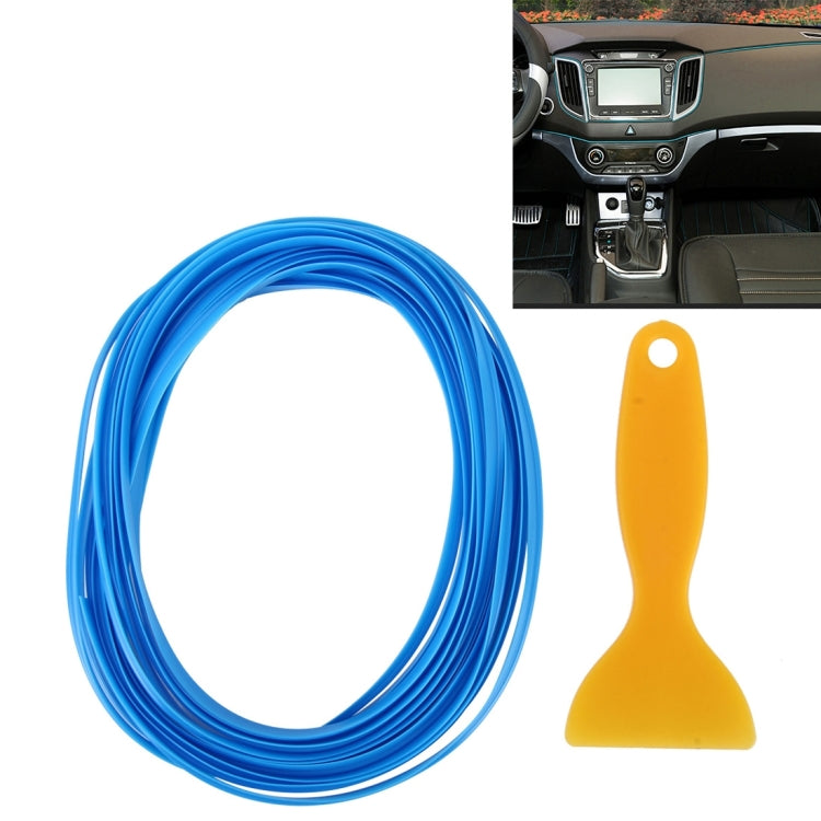 5m Flexible Trim For DIY Automobile Car Interior Moulding Trim Decorative Line Strip with Film Scraper(Baby Blue) - Anti Collision Sticker by buy2fix | Online Shopping UK | buy2fix