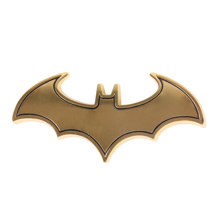 Bat Shape Shining Metal Car Free Sticker(Gold) - 3D Metal Sticker by buy2fix | Online Shopping UK | buy2fix