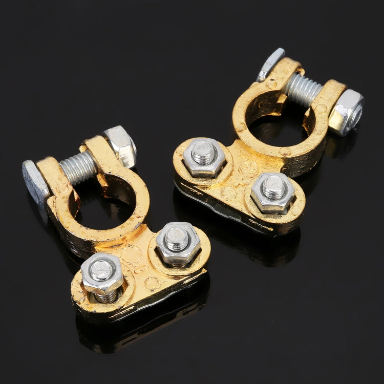 2 PCS Positive and Negative Car U Shape Metal Battery Connectors Terminals Clamps Clips, L Size, Inner Diameter: 16mm - In Car by buy2fix | Online Shopping UK | buy2fix
