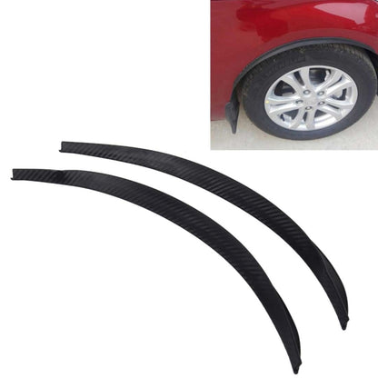 2 PCS Car Stickers Rubber Round Arc Strips Universal Fender Flares Wheel Eyebrow Decal Sticker Car-covers, Size: 45 x 2cm - Mudguards by buy2fix | Online Shopping UK | buy2fix