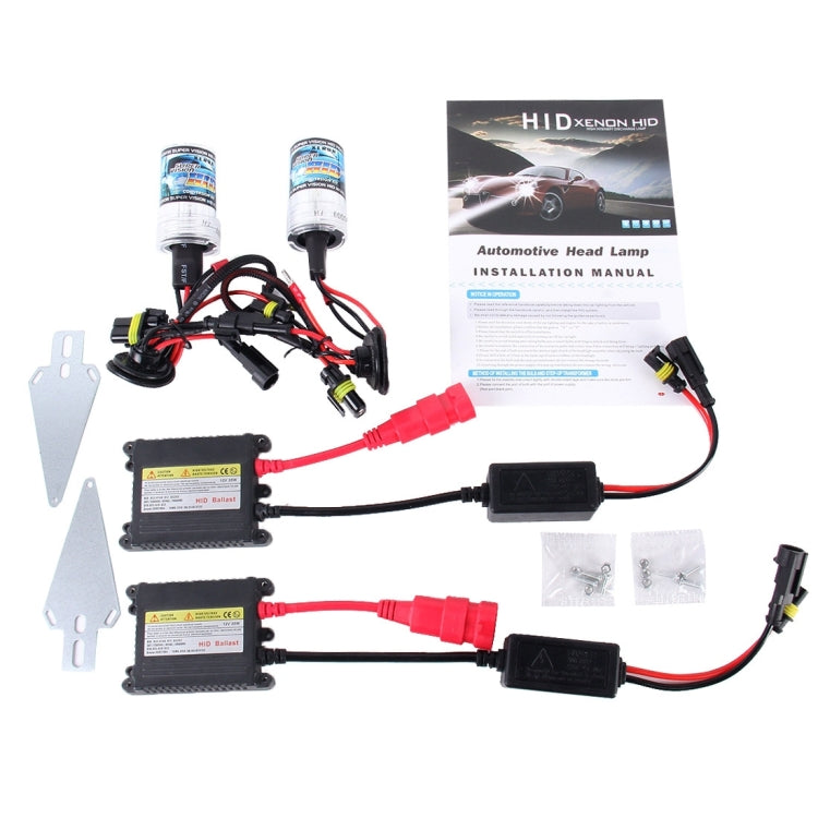 2PCS 35W HB3/9005 2800 LM Slim HID Xenon Light with 2 Alloy HID Ballast, High Intensity Discharge Lamp, Color Temperature: 6000K - Xenon Lights by buy2fix | Online Shopping UK | buy2fix