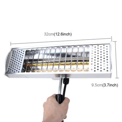 1000W Handheld Heat Light Infrared Dryer Spray Paint Heating Curing Lamp Baking Booth Heater, Cable Length: 2m EU Plug - Heating Cups by buy2fix | Online Shopping UK | buy2fix