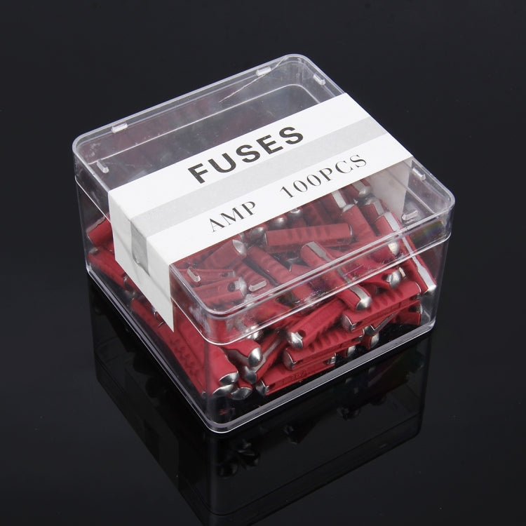 100 PCS Car Auto Fuse European Automotive Fuse (16A Red) - In Car by buy2fix | Online Shopping UK | buy2fix