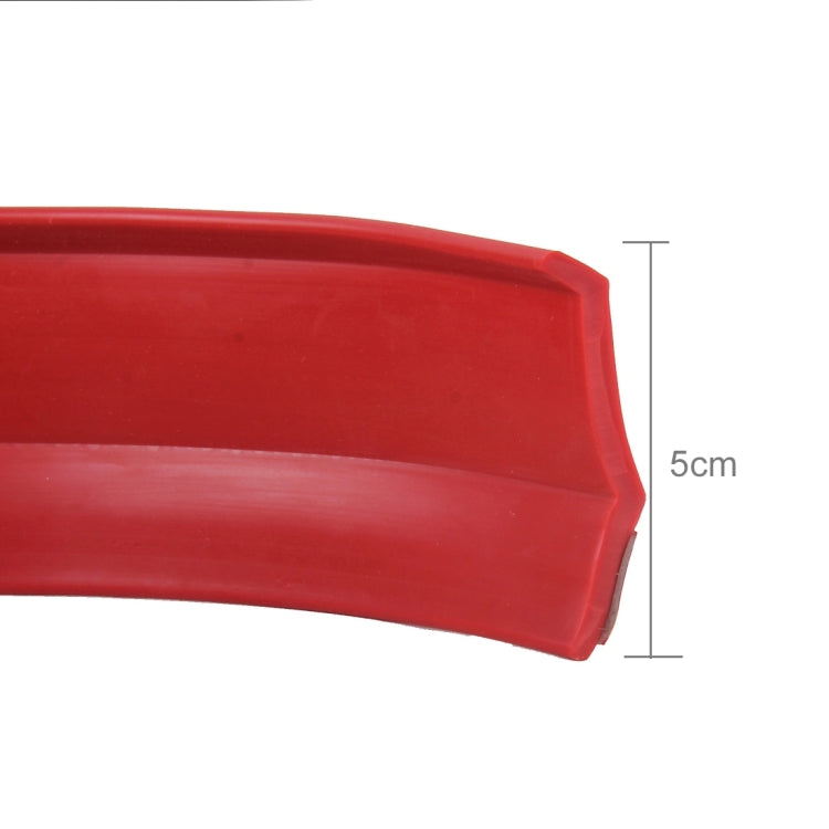 Universal 2.5m Car Front Bumper Lip Splitter Spoiler Skirt Adhesive Protector(Red) - Decorative Strip by buy2fix | Online Shopping UK | buy2fix