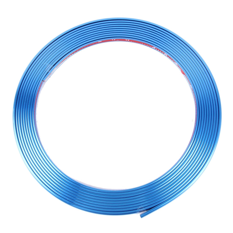 Universal Decorative Scratchproof Stickup 8M Flexible Car Wheel Hub TRIM Mouldings Shining Decoration Strip(Blue) - Decorative Strip by buy2fix | Online Shopping UK | buy2fix