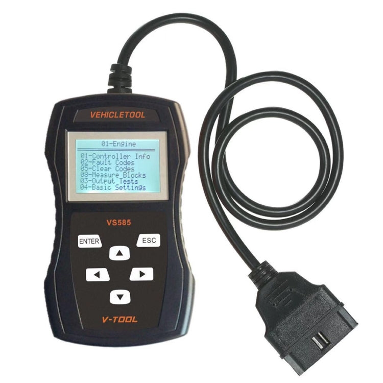 VS585 Car Mini Code Reader ODB2 Professional Fault Detector Diagnostic Tool - In Car by buy2fix | Online Shopping UK | buy2fix