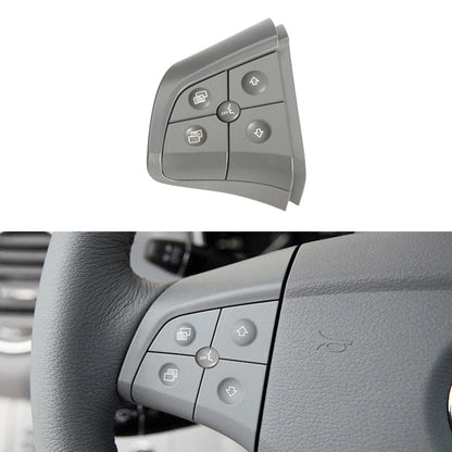 Car Left Side 5-button Steering Wheel Switch Buttons Panel 1648200010 for Mercedes-Benz W164, Left Driving (Grey) - In Car by buy2fix | Online Shopping UK | buy2fix
