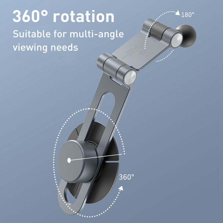 MOMAX CM21E INVISIBLE MOUNT Aluminum Folding Universal Bracket (Grey) - Universal Car Holders by MOMAX | Online Shopping UK | buy2fix