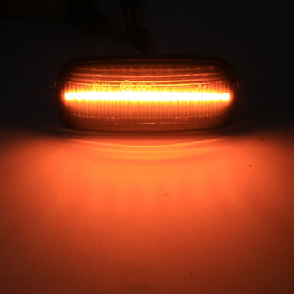 2 PCS DC12V / 3W Car LED Dynamic Blinker Side Lights Flowing Water Turn Signal Light for Audi, Yellow Light - In Car by buy2fix | Online Shopping UK | buy2fix