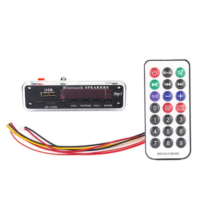 Car 5V Color Screen Audio MP3 Player Decoder Board FM Radio SD Card USB, with Bluetooth Function & Remote Control -  by buy2fix | Online Shopping UK | buy2fix