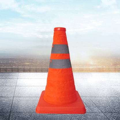 Lift Road Safety Road Cones with Warning Light Height: 30cm -  by buy2fix | Online Shopping UK | buy2fix