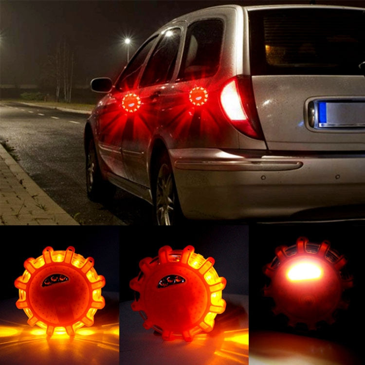 Car Road Emergency Flashing Warning Light LED Rotating Flashing Light -  by buy2fix | Online Shopping UK | buy2fix
