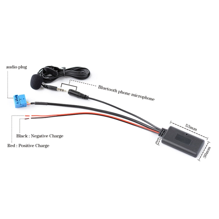 Car Large Screen Host AUX Bluetooth Music Cable + MIC for BMW E39 E46 E53 X5 - In Car by buy2fix | Online Shopping UK | buy2fix