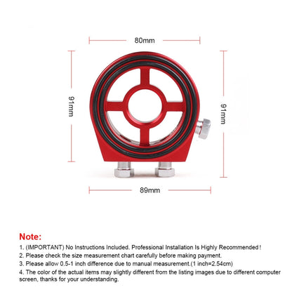 Car Modification Oil Temperature and Oil Pressure Gauge Adapter (Silver) - In Car by buy2fix | Online Shopping UK | buy2fix