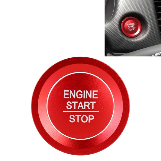 Car Engine Start Key Push Button Ring Trim Sticker for Honda(Red) - In Car by buy2fix | Online Shopping UK | buy2fix