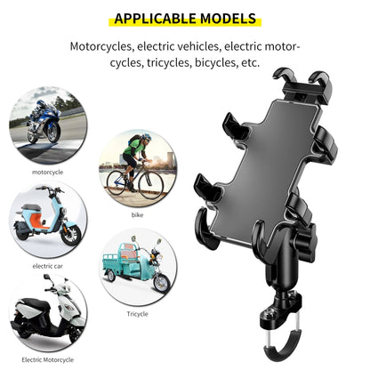 CS-1722A1 Motorcycle Handlebar Octopus Aluminum Alloy Phone Holder - In Car by buy2fix | Online Shopping UK | buy2fix