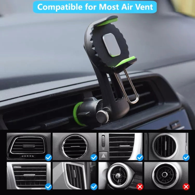 Multifunctional Car Air Conditioner Air Outlet Phone Holder (Black) - In Car by buy2fix | Online Shopping UK | buy2fix