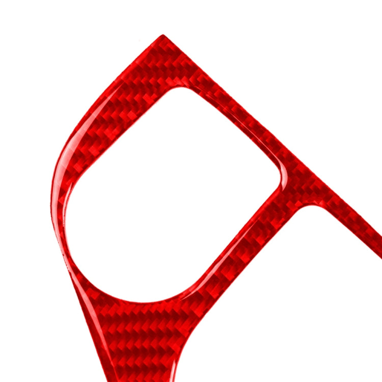 Car Carbon Fiber Gear Panel Decorative Sticker for Infiniti Q50 2014-2020, Left Drive (Red) - In Car by buy2fix | Online Shopping UK | buy2fix