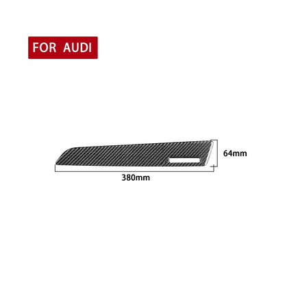 Carbon Fiber Car Co-pilot Trim with Hole Decorative Sticker for Audi Q3 2013-2018,Right Drive - In Car by buy2fix | Online Shopping UK | buy2fix