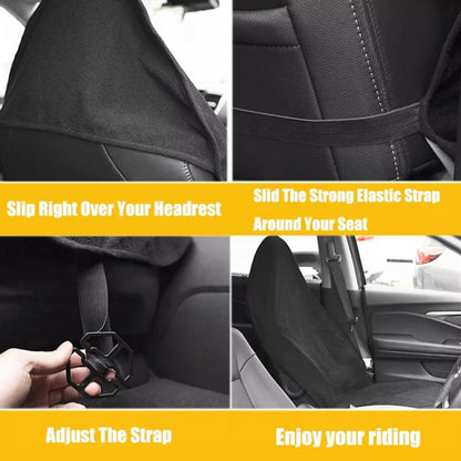 Car Universal Waterproof Anti-skid Seat Cover (Grey) - In Car by buy2fix | Online Shopping UK | buy2fix