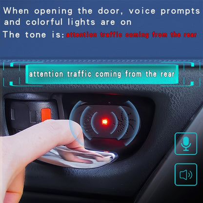 Car Door Opener Alarm Automatic Induction Voice LED Prompt Light - In Car by buy2fix | Online Shopping UK | buy2fix