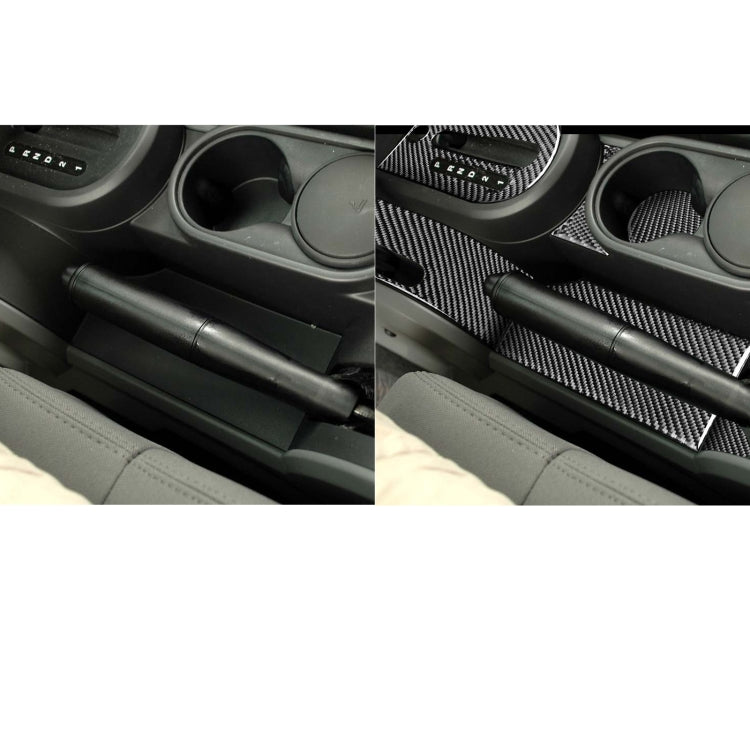 10 in 1 Car Carbon Fiber Gear Console Water Cup Holder Decorative Sticker for Jeep Wrangler JK 2007-2010, Left Drive -  by buy2fix | Online Shopping UK | buy2fix