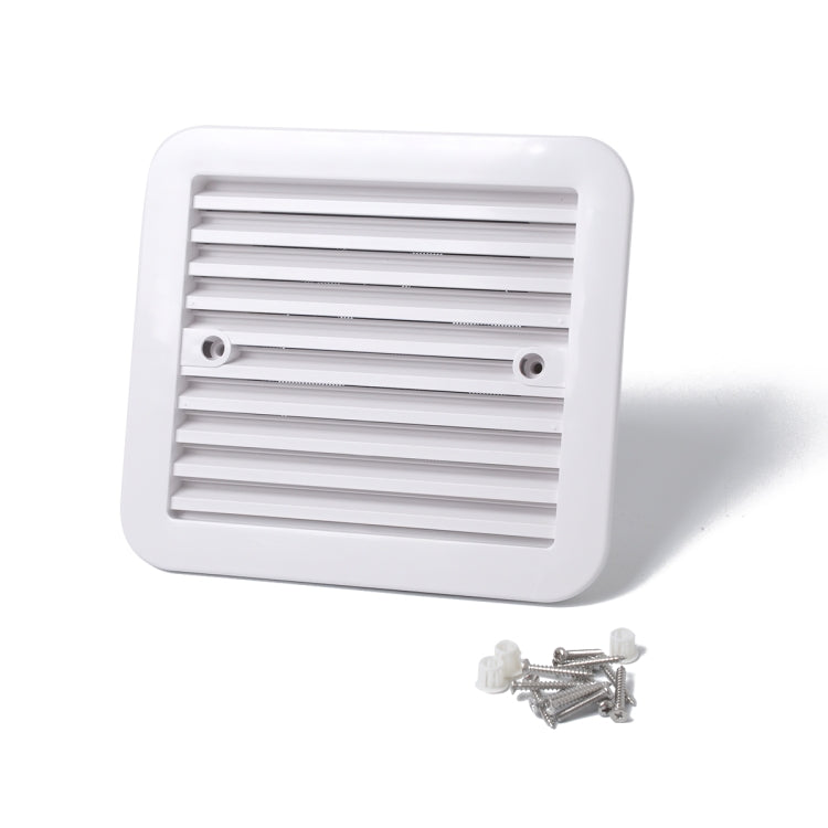 12V White Air Vent with Fan RV Trailer Caravan Mute Side Air Ventilation - In Car by buy2fix | Online Shopping UK | buy2fix
