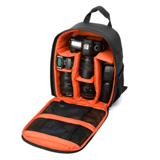 INDEPMAN DL-B012 Portable Outdoor Sports Backpack Camera Bag for GoPro, SJCAM, Nikon, Canon, Xiaomi Xiaoyi YI, Size: 27.5 * 12.5 * 34 cm(Orange) - Backpack by INDEPMAN | Online Shopping UK | buy2fix