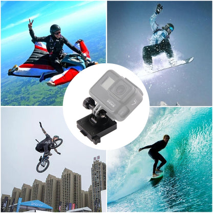 GP244-B Aluminum Mount for GoPro Hero11 Black / HERO10 Black /9 Black /8 Black /7 /6 /5 /5 Session /4 Session /4 /3+ /3 /2 /1, DJI Osmo Action and Other Action Cameras and NVG Mount Base - DJI & GoPro Accessories by buy2fix | Online Shopping UK | buy2fix