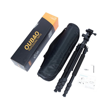 TRIOPO Oubao A-608S  Adjustable Portable  Aluminum Alloy Tripod with Ball Head for SLR Camera - Tripods by TRIOPO | Online Shopping UK | buy2fix