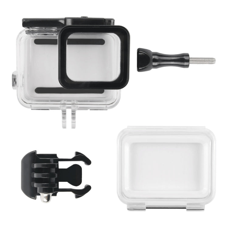 45m Waterproof Housing Protective Case + Touch Screen Back Cover for GoPro NEW HERO /HERO6 /5, with Buckle Basic Mount & Screw, No Need to Remove Lens (Transparent) - DJI & GoPro Accessories by buy2fix | Online Shopping UK | buy2fix