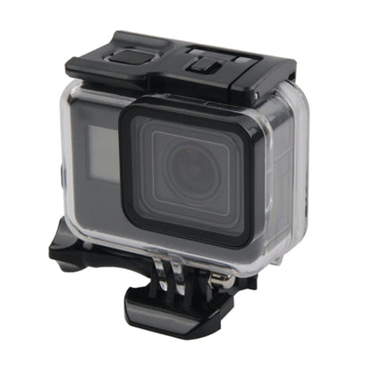 45m Waterproof Housing Protective Case + Touch Screen Back Cover for GoPro NEW HERO /HERO6 /5, with Buckle Basic Mount & Screw, No Need to Remove Lens (Transparent) - DJI & GoPro Accessories by buy2fix | Online Shopping UK | buy2fix