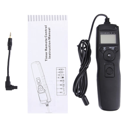 RST-7002 LCD Screen Time Lapse Intervalometer Shutter Release Digital Timer Remote Controller with C8 Cable for CANON 1D/1DS/50D/40D/30D/20D/10D/5D/7D Camera(Black) - Camera Accessories by buy2fix | Online Shopping UK | buy2fix