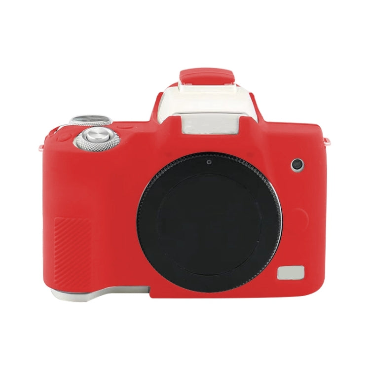 Soft Silicone Protective Case for Canon EOS M50 Mark II / M50 II (Red) - Camera Accessories by buy2fix | Online Shopping UK | buy2fix