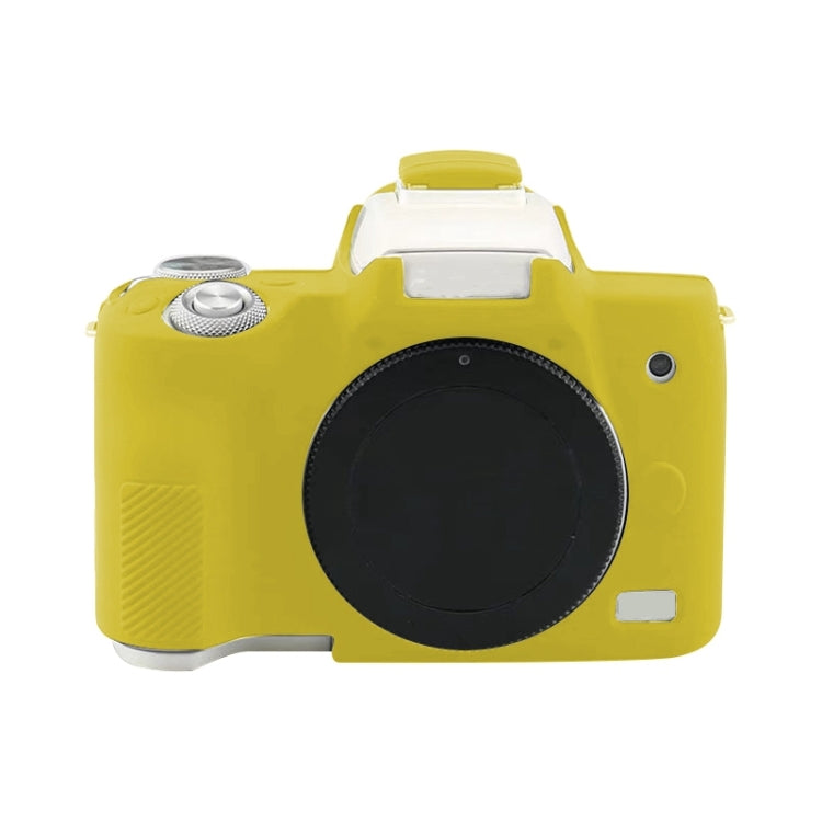 Soft Silicone Protective Case for Canon EOS M50 Mark II / M50 II (Yellow) - Camera Accessories by buy2fix | Online Shopping UK | buy2fix
