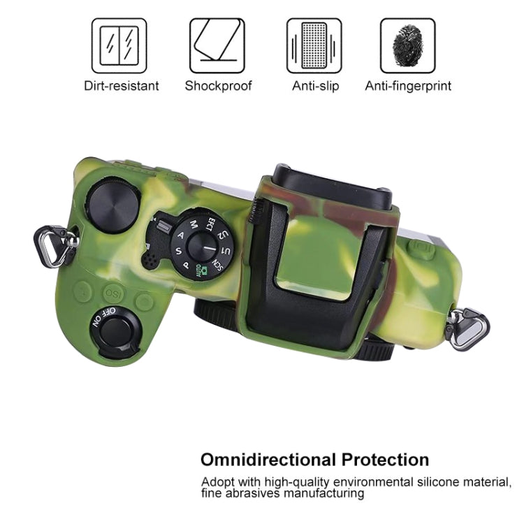 Soft Silicone Protective Case for Nikon Z50 (Camouflage) - Camera Accessories by buy2fix | Online Shopping UK | buy2fix