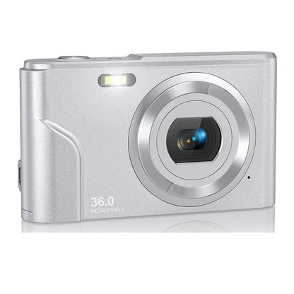 DC311 2.4 inch 36MP 16X Zoom 2.7K Full HD Digital Camera Children Card Camera, US Plug(Silver) - Consumer Electronics by buy2fix | Online Shopping UK | buy2fix