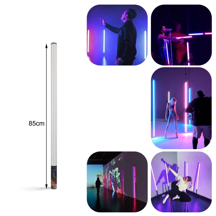 LUXCeO Mood1 85cm RGB Colorful Atmosphere Rhythm LED Stick Handheld Video Photo Fill Light with Tripod - Camera Accessories by LUXCeO | Online Shopping UK | buy2fix