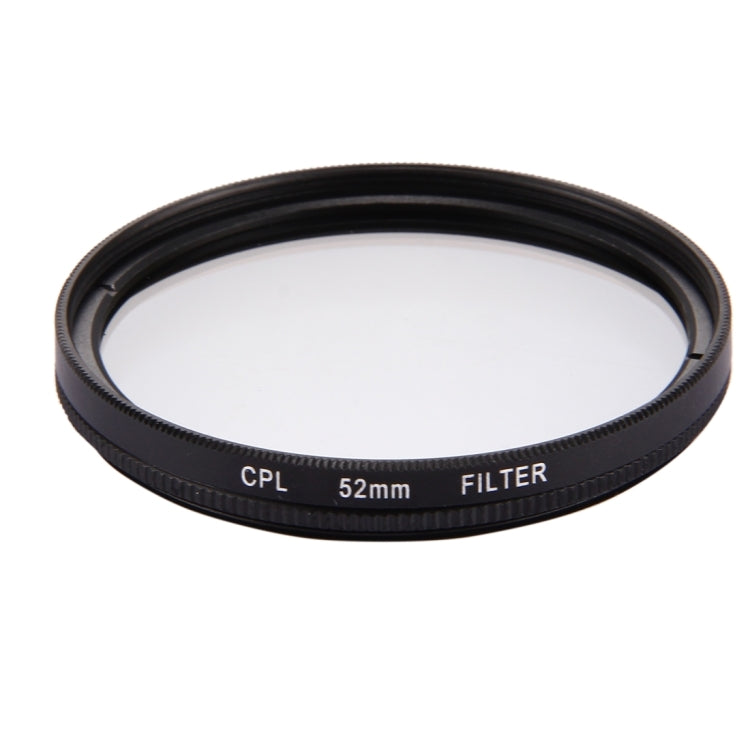 52mm 3 in 1 Round Circle CPL Lens Filter with Cap for GoPro HERO7 Black/6 /5 - Lens Filter by JSR | Online Shopping UK | buy2fix