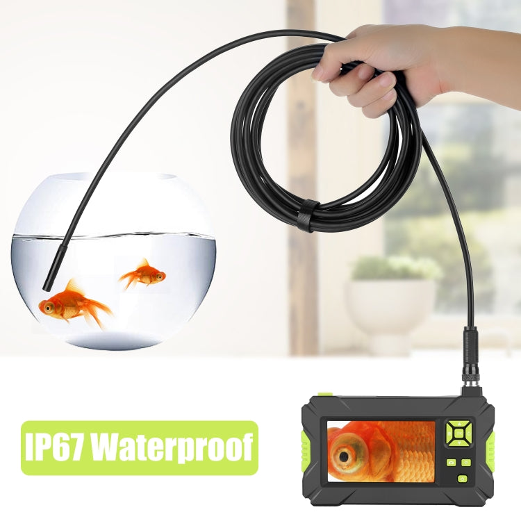 P30 8mm IP67 Waterproof 4.3 inch HD Portable Endoscope Hard Cable Industrial Endoscope, Cable Length: 10m -  by buy2fix | Online Shopping UK | buy2fix